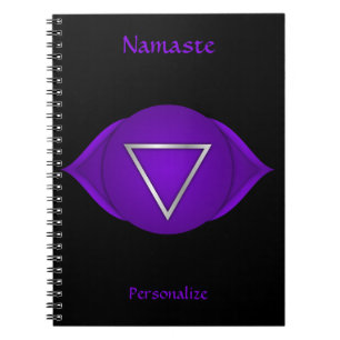 Elegant Namaste Indigo Third Eye Chakra Notitieboek
