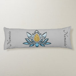Elegant Namaste Lotus Flower Zen Yoga Meditation Lichaamskussen