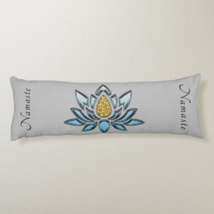 Elegant Namaste Lotus Flower Zen Yoga Meditation Lichaamskussen