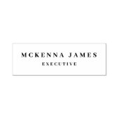   Elegant Name Stamp Custom Self Inking Stamp Zelfinktende Stempel (Design)