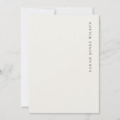 Elegant Napa Valley Vineyard Wedding Jubileum Kaart (Achterkant)