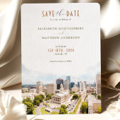 Elegant Nashville, Tennessee Save-the-Date Kaart