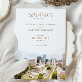 Elegant Nashville, Tennessee Save-the-Date Kaart