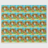 Elegant Natitivity scene, Mary Jesus Joseph Cadeaupapier (Vlak)