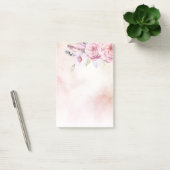 Elegant Natural Waterverf Boho Floral & Feathers Post-it® Notes (Kantoor)