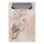 Elegant Nature Embossed mini clipboard  Mini Klembord (Voorkant)