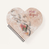 Elegant Nature Embossed spiral notebook  Notitieboek (Voorkant)