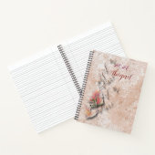 Elegant Nature Embossed spiral notebook  Notitieboek (Binnen)