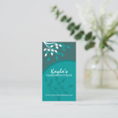 Elegant Natuur Design Visitekaartje (Staand voorkant)