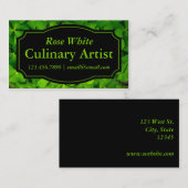 Elegant Natuur geïnspireerd Visitekaartje (Voorkant / Achterkant)