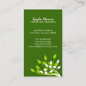 Elegant Natuur Visitekaartje (Achterkant)