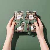 Elegant natuurlijk gebladerte moderne minimale mul cadeaupapier