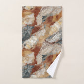 Elegant Natuursteen Marmeren Patroon Bad Handdoek (Handdoek)