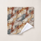 Elegant Natuursteen Marmeren Patroon Bad Handdoek (Wasdoekje)