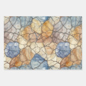 Elegant Natuursteen Marmeren Patroon Inpakpapier Vel (Voorkant 2)