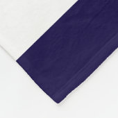 Elegant Nautical Anchor and Stripes Pattern Fleece Deken (Hoek)