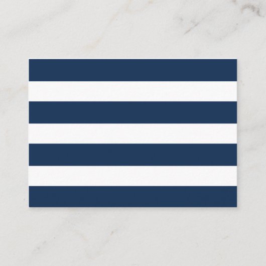 Elegant Nautical Anchor Wedding Accommodations Informatiekaartje (Achterkant)