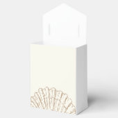 Elegant Nautical Clamshell Baby Shower Bedankdoosjes (Geopend)