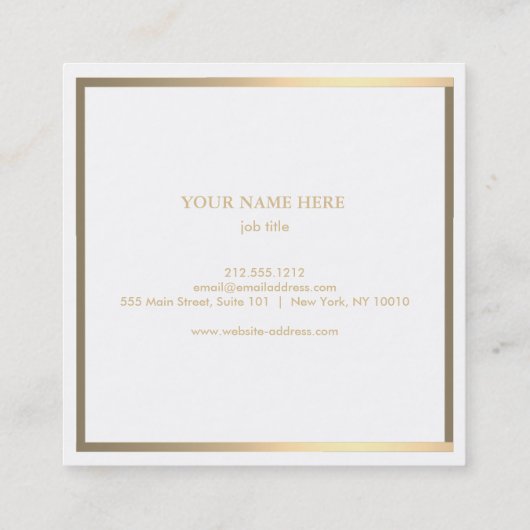 Elegant Nautical Compass Visitekaartje (Achterkant)