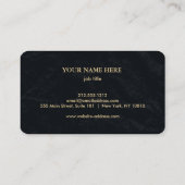 Elegant Nautical Compass Visitekaartje (Achterkant)