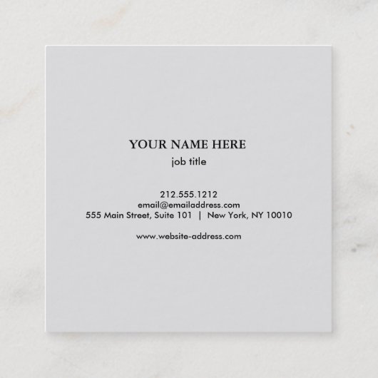 Elegant Nautical Compass Visitekaartje (Achterkant)