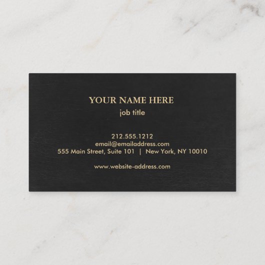 Elegant Nautical Compass Visitekaartje (Achterkant)