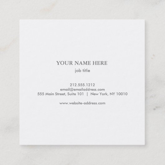 Elegant Nautical Compass Visitekaartje (Achterkant)