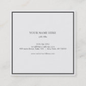 Elegant Nautical Compass Visitekaartje (Achterkant)