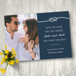 Elegant Nautical Knot Save the Date