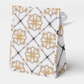 Elegant Nautical Navy and White Bedankdoosjes (Achterkant)