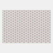 Elegant Nautical Navy and White Wrapping Paper Set (Voorkant)