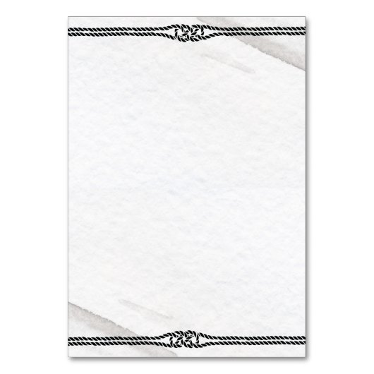 Elegant Nautical Wedding Place Cards Gray White Kaart (Achterkant)