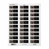 elegant nautisch ANCHOR + SANTA HAT | Etiket (Full Sheet)