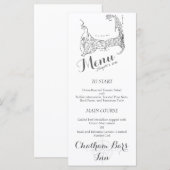 Elegant Nautisch Menu Kaart (Voorkant / Achterkant)