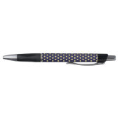 Elegant Navy and Gold Geometric Tile Pattern Pen (Bodem)