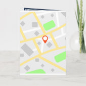 Elegant Navy Blue en White Monogram Wedding (Achterkant)