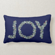 Elegant Navy Blue Eucalyptus kerst Joy