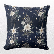 Elegant Navy Blue Floral