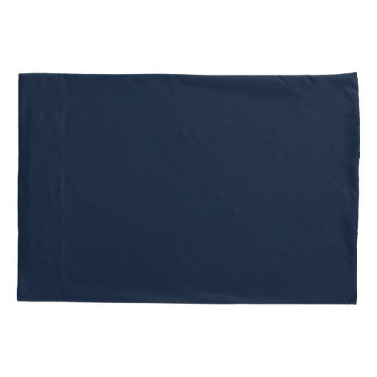 Elegant Navy Blue Monogram met wit Lijst Kussensloop (Achterkant-Links)