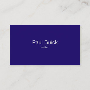 Elegant Navy Blue Professional Business Card Visitekaartje