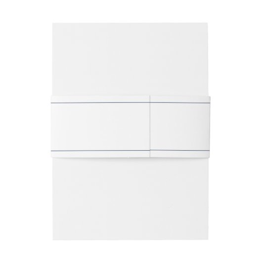 Elegant Navy Blue Script bruiloft uitnodiging Form Uitnodigingen Wikkel (Achterkant Voorbeeld)