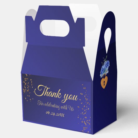 Elegant Navy & Burnt Sinaasappel | Foto Dank u Bedankdoosjes (Geopend)