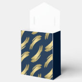 Elegant Navy Gold Foil Birthday Favor Boxes Bedankdoosjes (Geopend)