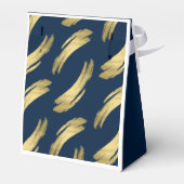 Elegant Navy Gold Foil Birthday Favor Boxes Bedankdoosjes (Achterkant)