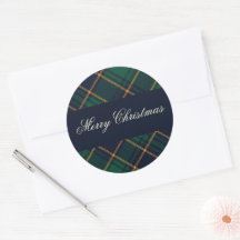 Elegant Navy Groen Kerst Plaid