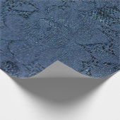 Elegant Navy Lace Cadeaupapier (Hoek)