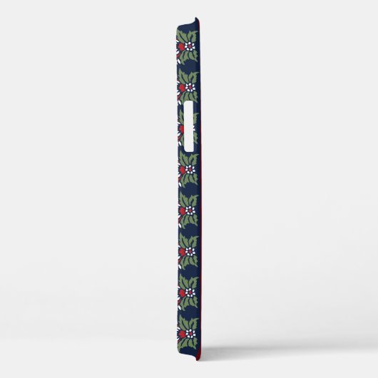 Elegant Navy Paisley: Tijdloos grensontwerp Case-Mate iPhone Case (Achterkant / Rechts)