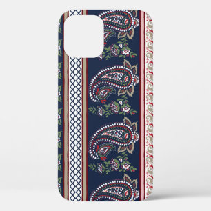 Elegant Navy Paisley: Tijdloos grensontwerp Case-Mate iPhone Case