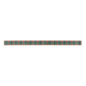 Elegant Navy Red & Green Tartan Plaid Christmas Satijnen Lint (Voorkant)
