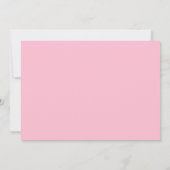 Elegant Navy & Roze Floral Pattern Note Card Notitiekaartje (Achterkant)